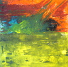 <b>Aufgewirbelt</b> - 59x59 (0.3481m²) Acryl auf Leinwand
